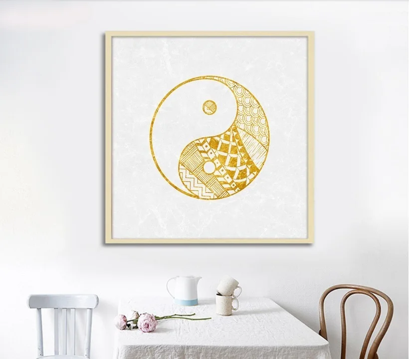 YIN YANG Taiji Modern Wall Art Canvas ~ More Size