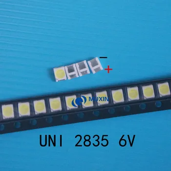 

4000pcs Original UNI LED 3528 2835 1210 Light Beads High Power 1W 6V Cool white For LED LCD TV Backlight Applicatio