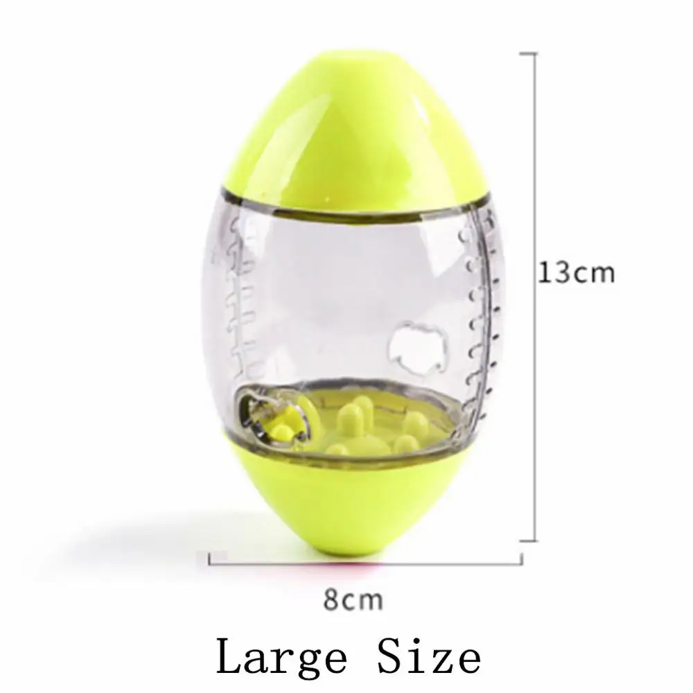 Interactive Dog Cat Food Treat Ball Bowl Toy Funny Pet Shaking Leakage Food Container Puppy Cat Slow Feed Pet Tumbler Toy - Цвет: 13