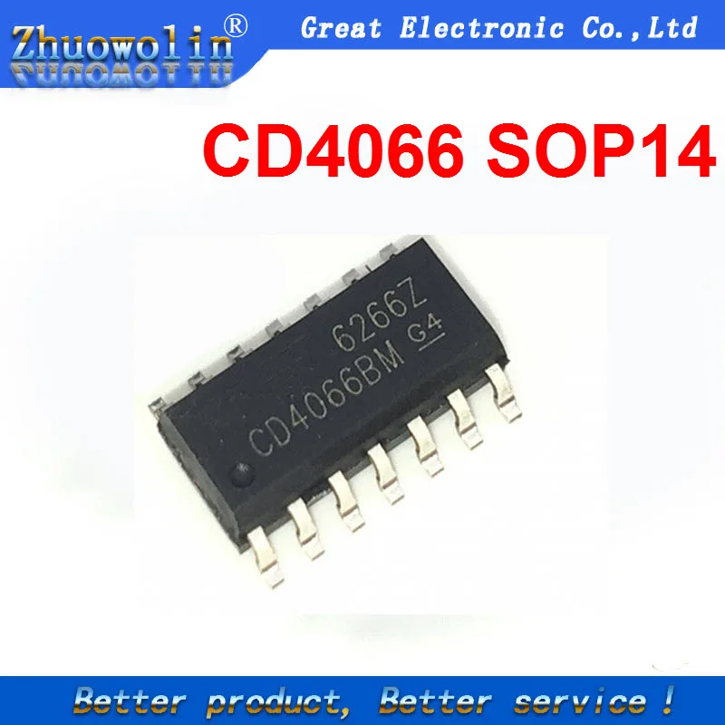 20PC/Lot CD4066 CD4066BM SOP 14-in Integrated Circuits from Electronic ...