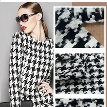 Plover сетка пряжа окрашенная твид ткань Мода Chinlon ткань для платья дешевые Tecido Tela Tissus au метр Pour Habillement DIY ткань