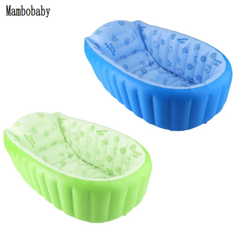 Mambobaby Baby Bath Kids Bathtub Portable Inflatable Cartoon Safety Thickening Washbowl Baby Bath Tub for Newborns 2018 Summer