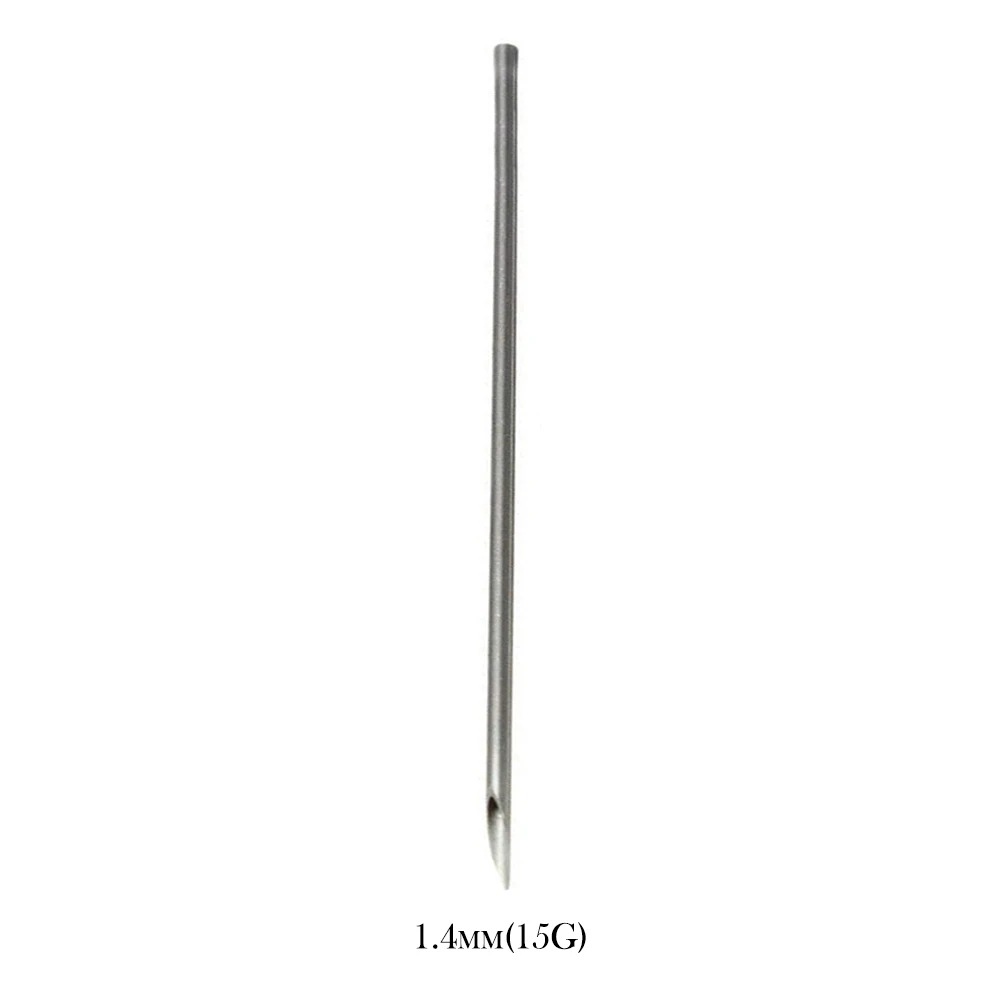 100 pçs corpo piercing agulhas cartilagem piercing