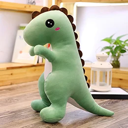 Сидя динозавр плюшевая игрушка ультра мягкие животные зеленый/розовый динозавр плюши дети мальчики девочки подарок на день рождения объёмная игрушка 50 см/70 см - Цвет: Green