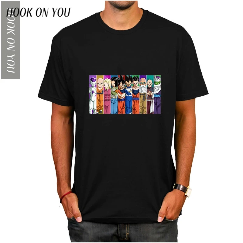 

Dragon Ball Z Goku T-shirt Short sleeve O-Neck Tshirt Summer Saiyan Vegeta Harajuku brand clothing T shirt