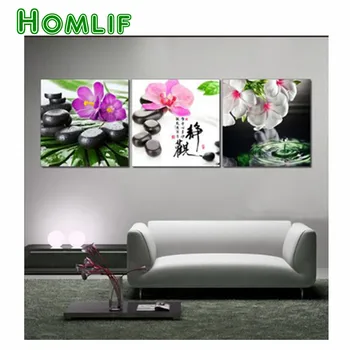 

5D diy diamond painting 3pcs orchids,full diamond embroidery,3d,diamond mosaic needlework home decoration gifts,diy foamiran