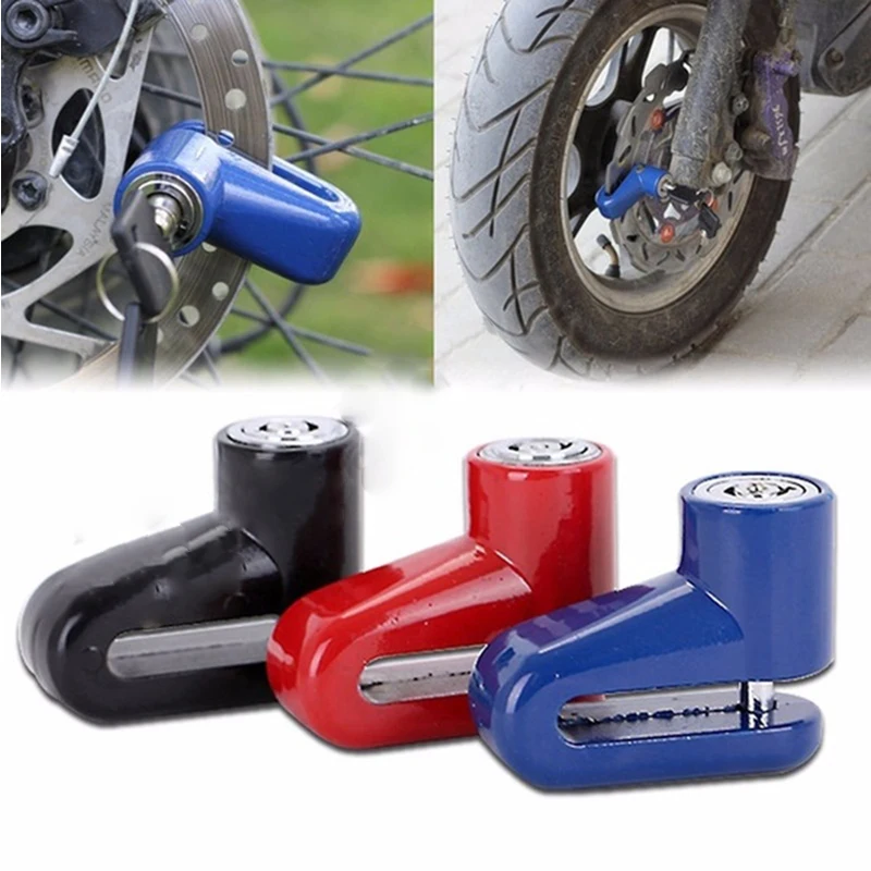 

Motorcycle Bicycle Bike MTB Anti-theft Disk Disc Brake Rotor Lock Two Keys New