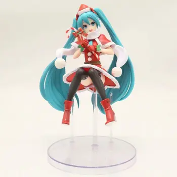

Anime Hatsune Miku Christmas 2018 Ver. Miku PVC Action Figure Collectible Model Kids Toys Doll 25CM