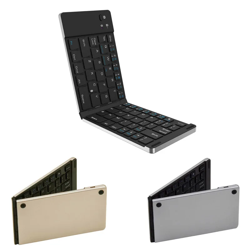 

Portable Universal Wireless Bluetooth 3.0 Keyboard Folding Foldable for iPhone iPad IOS Android Tablet QJY99