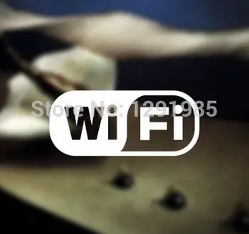 

free wifi wireless Internet access sign wall vinyl sticker custom made shop cafe home show window decoration 2017 fashion