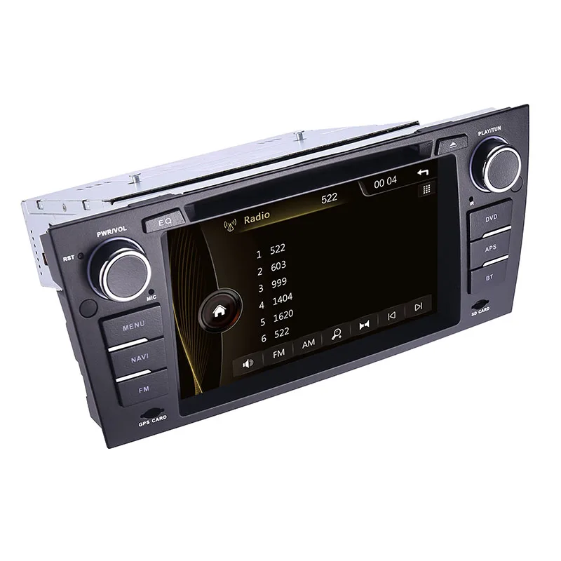 Best In stock 7"two Din Car DVD Player for BMW E90 E91 E92 With 3G GPS Bluetooth Radio RDS USB SD Canbus Steering Wheel Free GPS Map 4