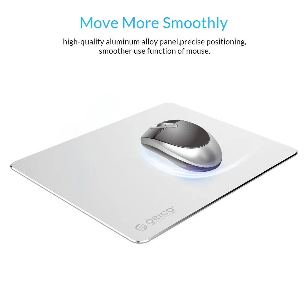  ORICO Aluminum Large Size Mouse Pad PC Computer Non-slip Double Sided Gaming Mousepad Desk Mat For 