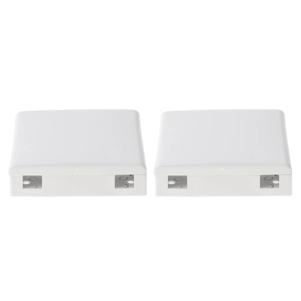 2x SC Fiber Optic Panel Terminal Junction Desktop Box 86 Information Panels 