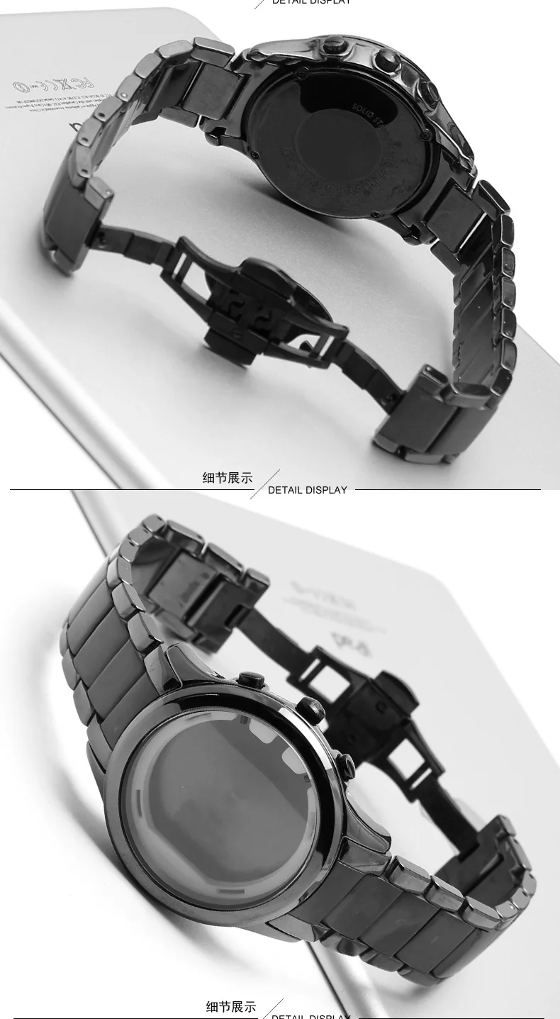 Керамика 22 мм ремешок для часов fit AR1452 ремешок для часов и корпус часов для джентльмена и Леди Браслеты с пряжкой из нержавеющей стали +