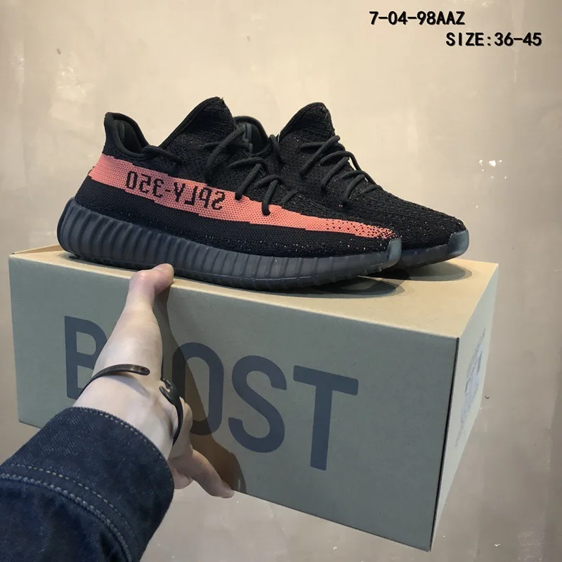 

2018 men sneakers Sports Shoes yeezys Air 350 Boost V2 Sneakers men Running Shoes Women Sneakers walking yeezys big 47