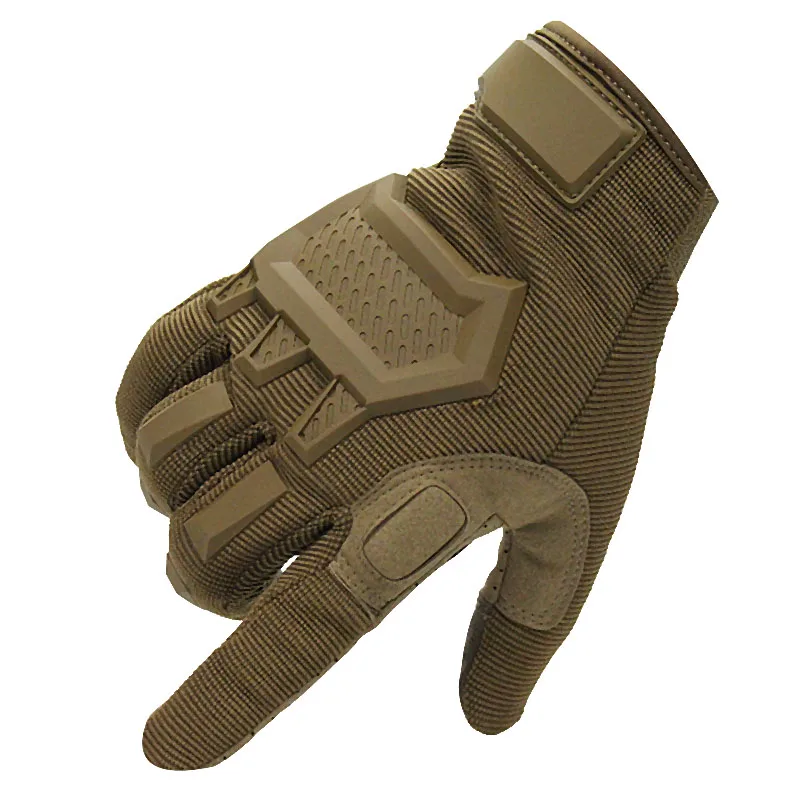 B7 Wolf Brown Тактические перчатки для страйкбола с сенсорным экраном, Пейнтбольные Военные перчатки, мужские армейские противоскользящие перчатки для пешего туризма, велосипеда, перчатки для спортзала с полным пальцем - Цвет: B7 Wolf Brown