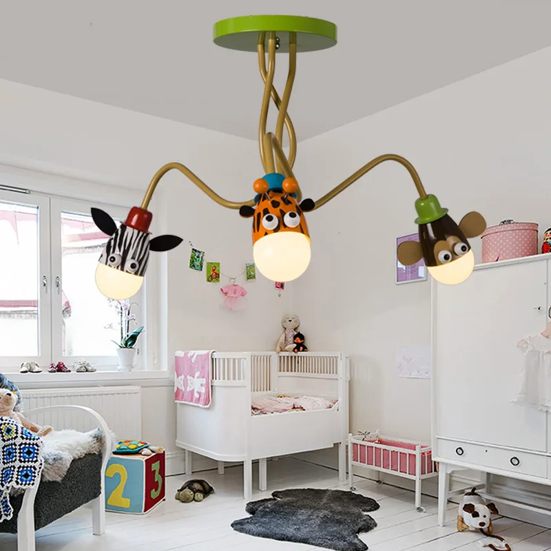 Modern Kids Room Boy Girl Bedroom Ceiling Lamp Led Creative