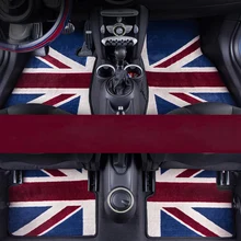 Автомобильные коврики, передние и задние накладки, нескользящие ковровые покрытия, коврики для ног, накладки для Mini Cooper F60 R55 R56, аксессуары для салона автомобиля