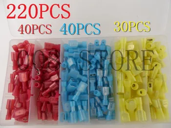 

220PCS Scotch Lock Quick Splice Wire Connectors Male and Female FDFNY and MDFNYFull-insulatingTerminal connecto