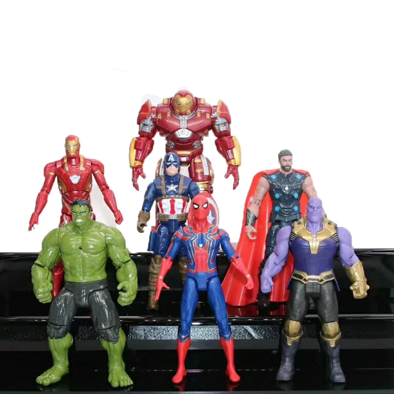 Marvel Avengers Figures Infinity War Superhero Iron Man Hulk Captain America PVC Model Set Action Figure Toys Gift For Kids #E Marvel Avengers Figures Infinity War Superhero Iron Man Hulk Captain America PVC Model Set Action Figure Toys Gift For Kids #E