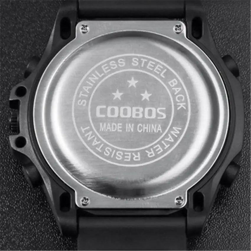Coolboss Роскошные Брендовые мужские спортивные часы с цифровым ЖК дисплеем военные