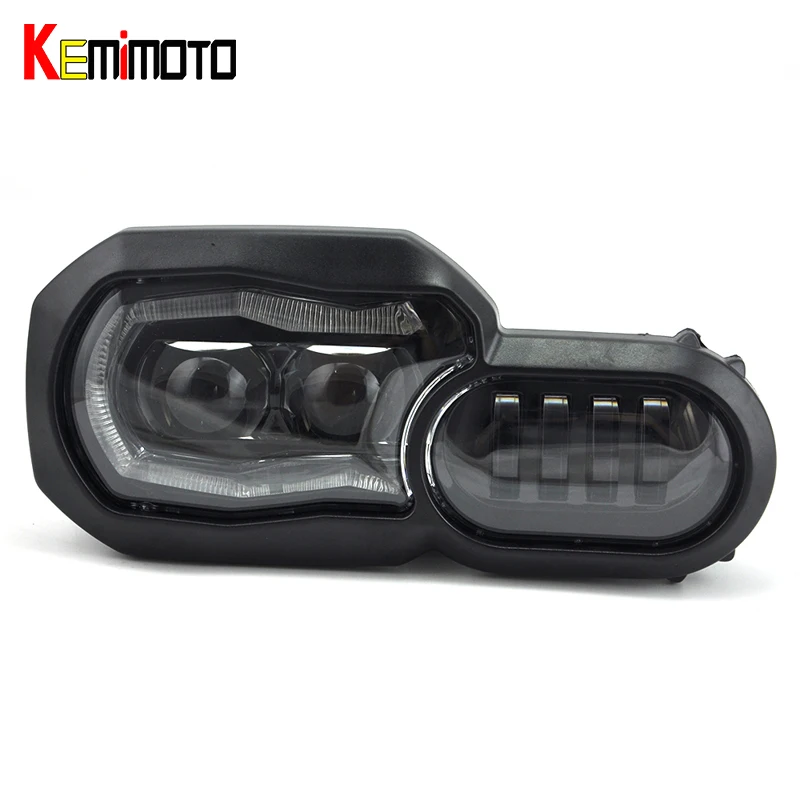 

for BMW F800GS F700GS F800 GSAdventure 2013-2016 Complete LED Projector Headlight Assembly angle eye daytime running light