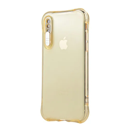 Задняя крышка Capa для apple iphone X XS XR XS max 5 5S SE 6 6S 7 8 plus 11 Coque Мягкий ТПУ Красочный Светодиодный светильник-Вспышка чехол для телефона - Цвет: gold