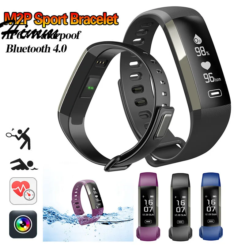 M2P M2 PRO Smart Fitness Bracelet Push Message 0 96 Inch Oled Wristband