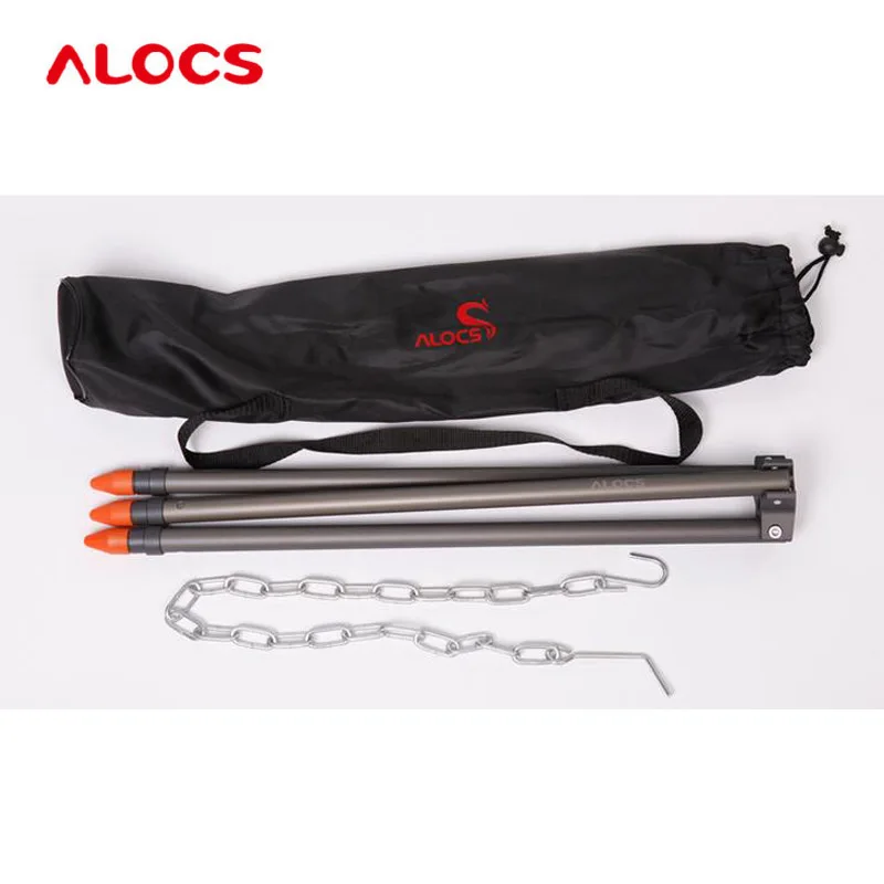 ALOCS 8 10 человек RT 01 горшок и штатив набор Универсальный Открытый 15L висит Кемпинг