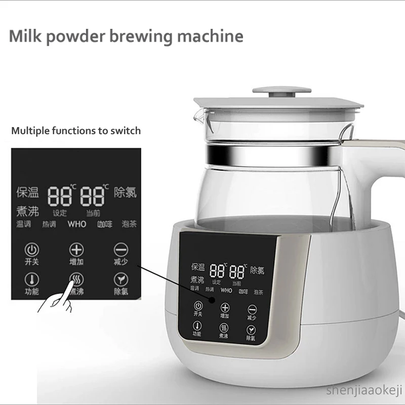 800 мл термостат Электрический чайник Смарт сухое молоко для новорожденного Самогонный аппарат HL-0856 Электрический бойлер для воды 220 v 800 w