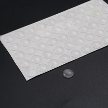 50Pcs/lot Useful Clear Cupboard Door Close Anti-slip Adhesive Rubber Feet Pads Buffer Bumper Stop Cushion for Cabinet Desk Door 40 self adhesive silicone rubber cabinet door pad bumper stop damper cushion hardware