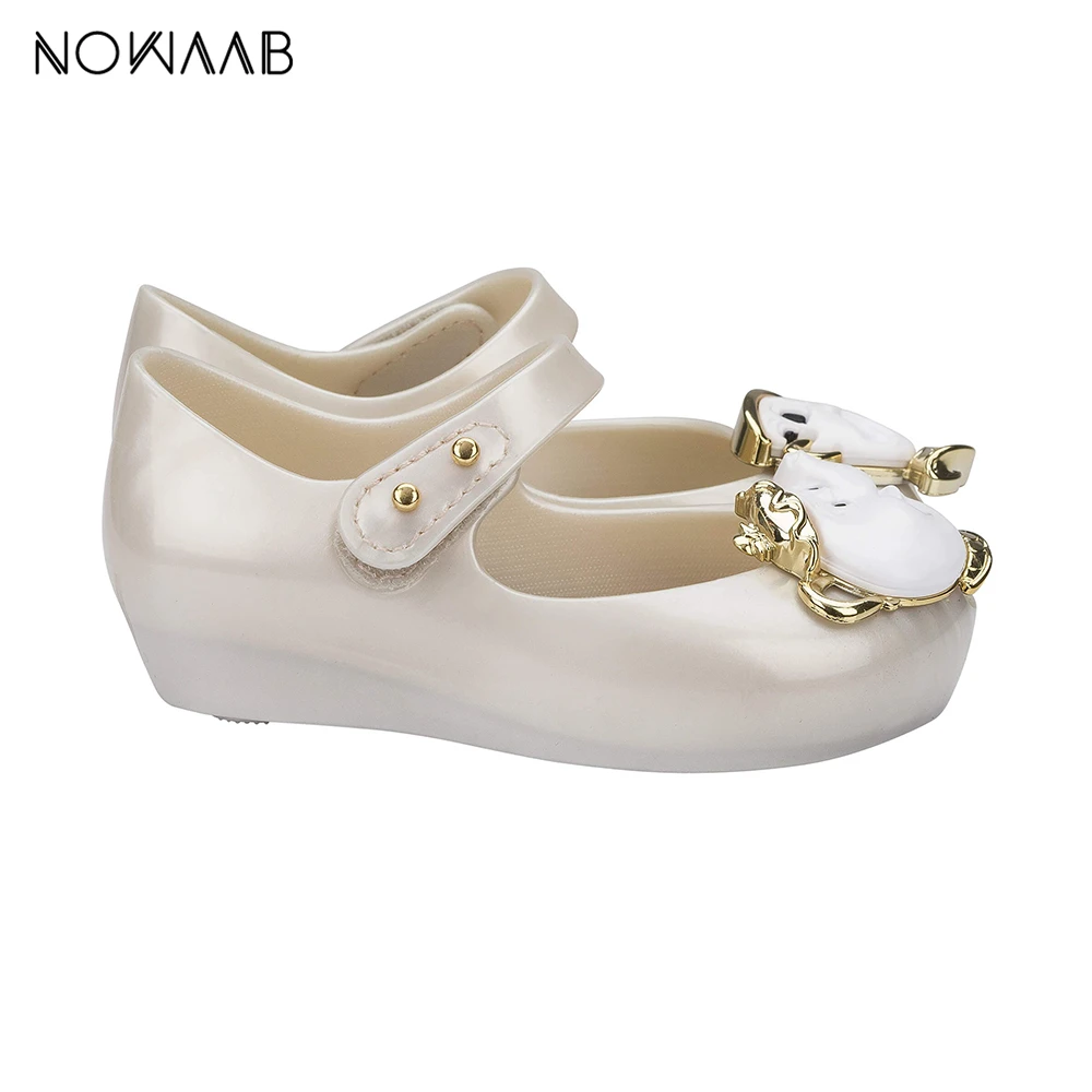 Мини Melissa Ultragirl + Beauty And The Beast летняя прозрачная обувь с бантом для девочек