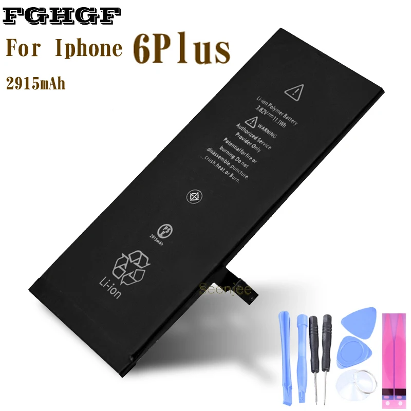 FGHGF Phone Battery For Iphone 6Plus 0 zero cycle Factory 3.8V 2915mah AAA Quality 100 test