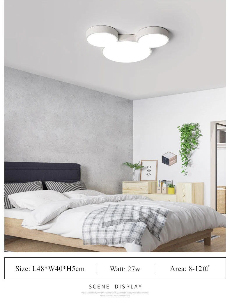 Modern Lustre Led Lamp Ceiling  Light Fixtures Bedroom Kid's Room Lamparas De Techo 11