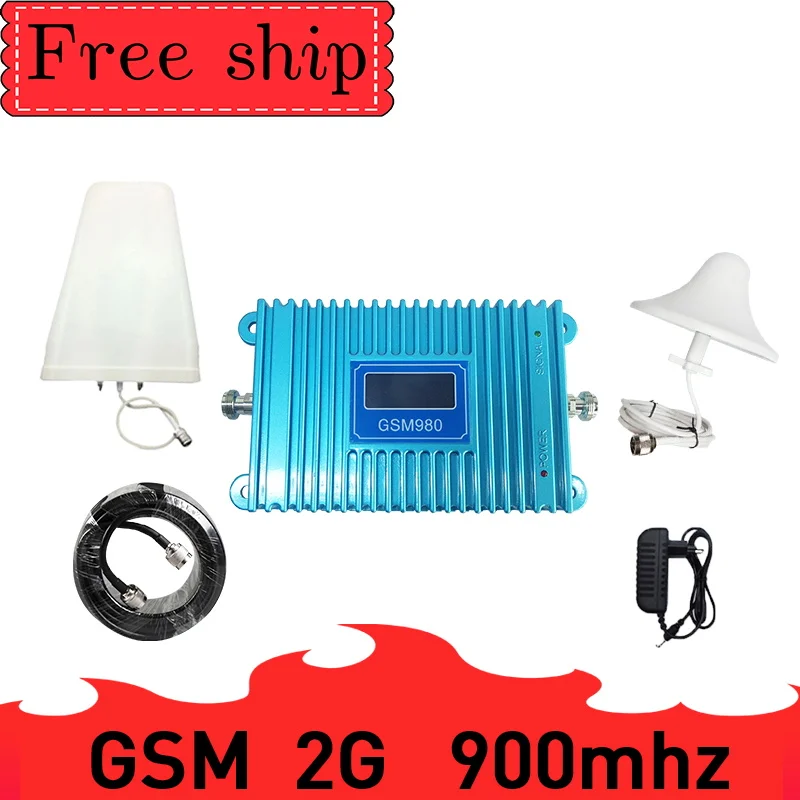 

TFX-BOOSTER Repeatnet LCD Display GSM 900 65dB Gain GSM 900mhz Cellphone Signal Booster ALC Mobile Cullular Repeater Repetidor