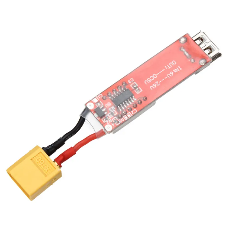 2 S-6 S Lipo-usb-преобразователь мощности адаптер w/цифровой дисплей 5 V 2A RC Запасные части для RC вертолет Дрон батарея запчасти