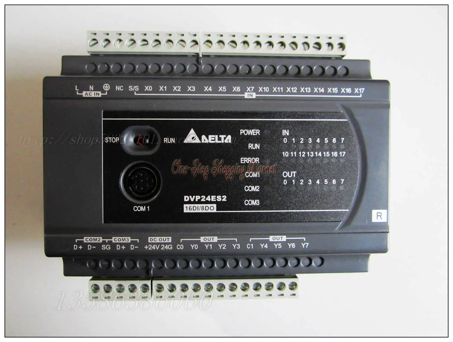

New Original Programmable Controller Module DI 16 DO 8 Relay output DVP24ES200R 100-240VAC well tested working