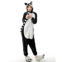 Women-Flannel-Kigurumi-Lemur-Homewear-Onesies-For-Adults-Warm-Long-Sleeve-Hooded-Onesie-Cute-Lemur-Onepiece