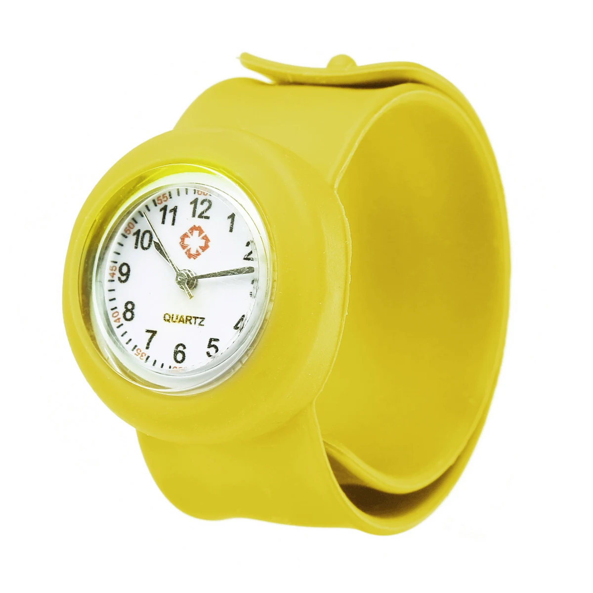 Shellhard 1pc Fashionable Hospital Nurse Slap Watch Silicone Band Quartz Girl Boy Kids Multi Color Snap On Wrist Watch Relogio