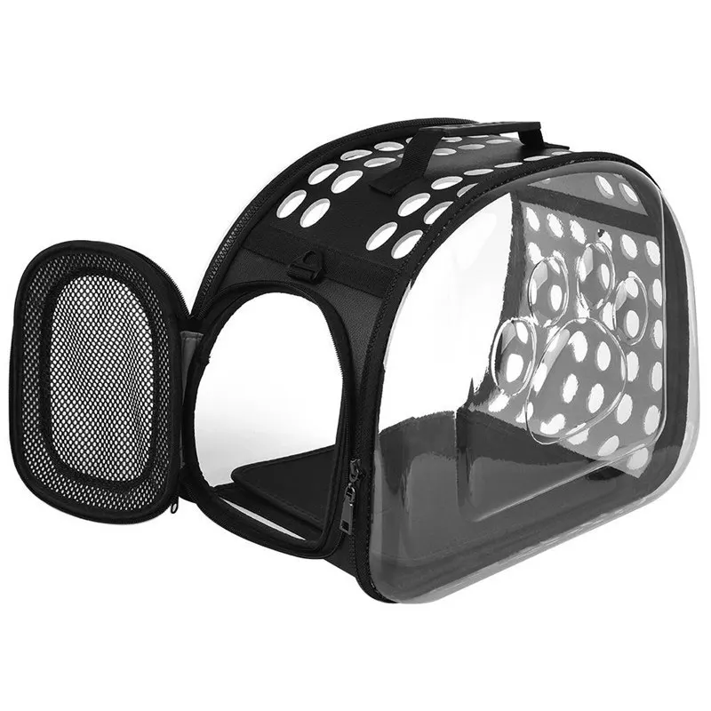 Gomaomi-Transparent-Pet-Cat-Carrier-Foldable-Pet-Dog-Travel-Kennel-Portable-Pet-Carry-Handbag-(2)