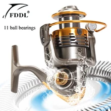 Высококачественное металлическое рыболовное колесо 3000-7000 серия 11BB 4,7: 1/5. 2:1 морская вода пресноводная спиннинговая катушка Рыболовная Снасть