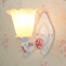 Европейский стиль спальни светильник Настенный светильник ночники