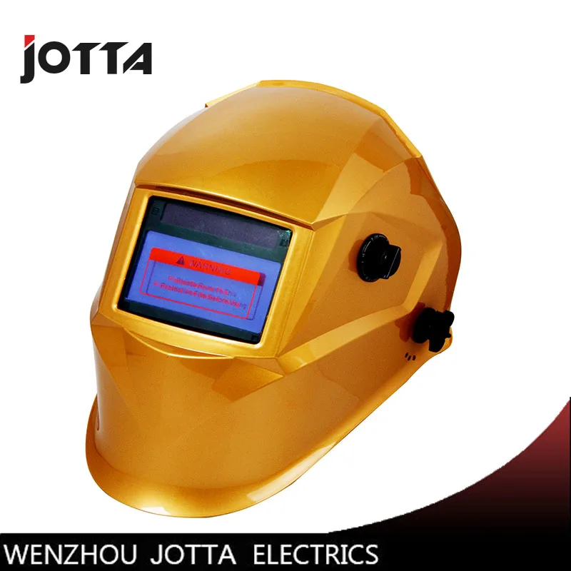 

gold Big view eara 4 arc sensor grinding cutting Solar auto darkening TIG MIG MMA welding mask/helmet/welder cap/face mask