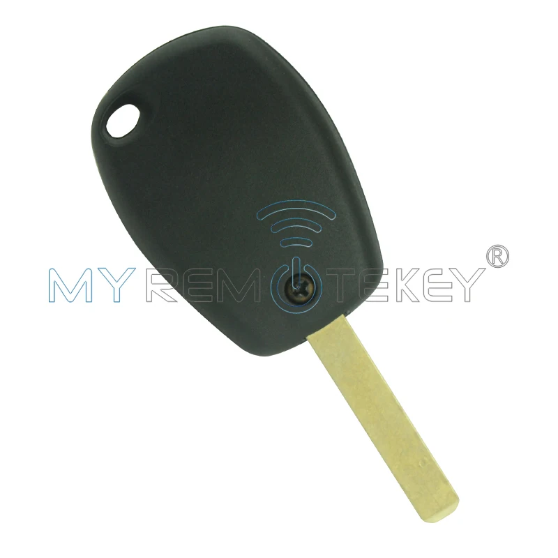 Schlüssel Gehäuse Fernbedienung für Renault 2 Tasten Autoschlüssel Funkschlüssel Clio Modus Twingo Kangoo mit Leder Schlüsselanhänger KASER