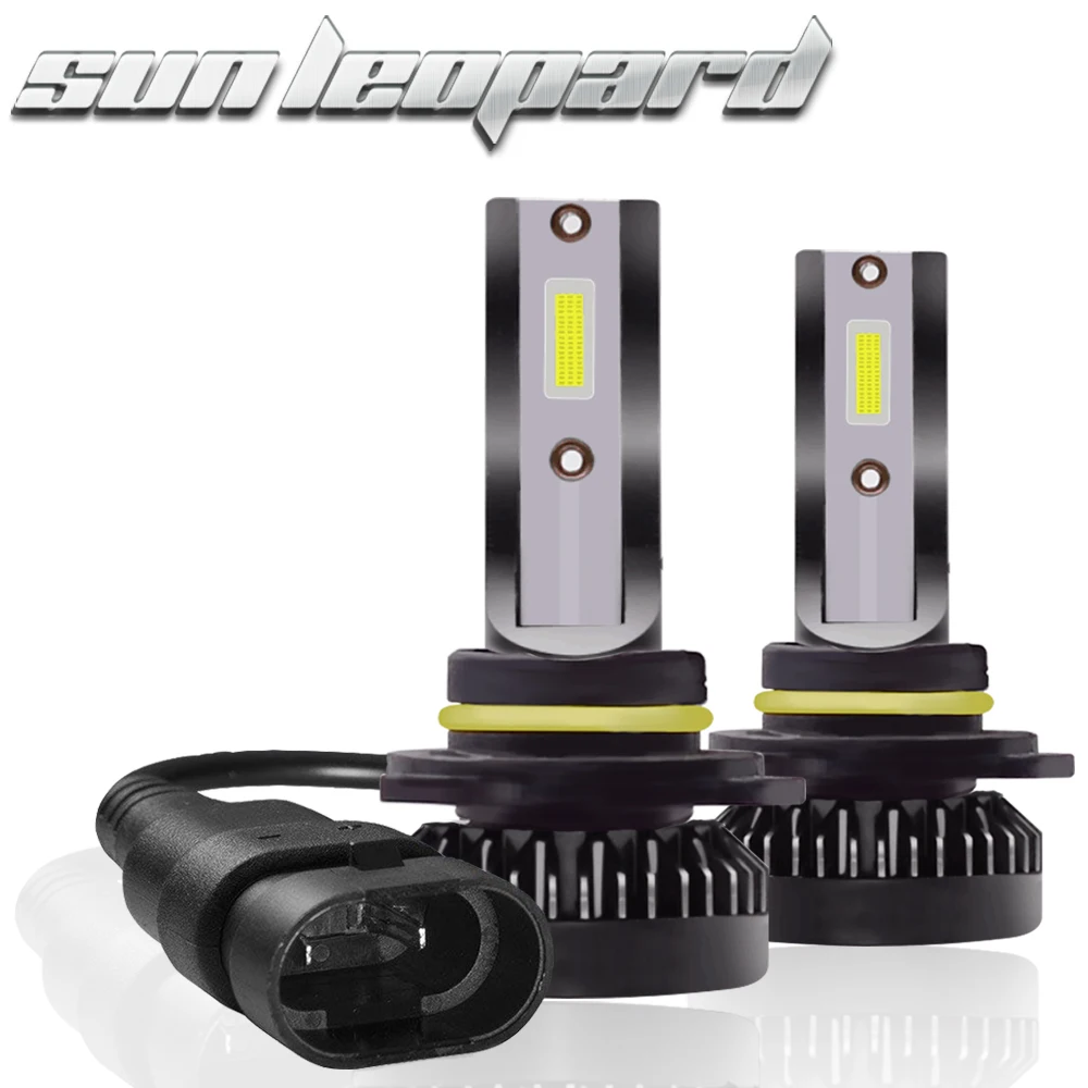 

2PCS 8000LM MINI LED headlight H1 H7 H8 / H9 / H11 9005 / HB3 / H10 / 9006 / HB4 9012 6000K 12V 24V.