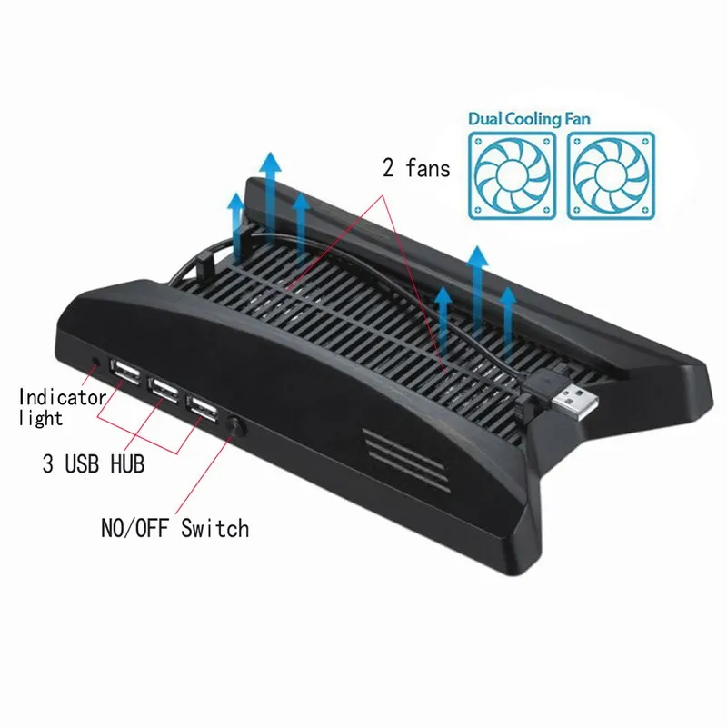 1-Pcs-Dual-Charging-Dock-Station-Stand-Base-3-USB-Power-HUB-Port-Cooling-Fan-Cooler