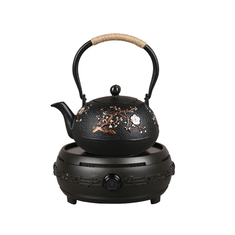 Cast Iron Tea Pot Set With Electric Stove Japanese Teapot Tetsubin