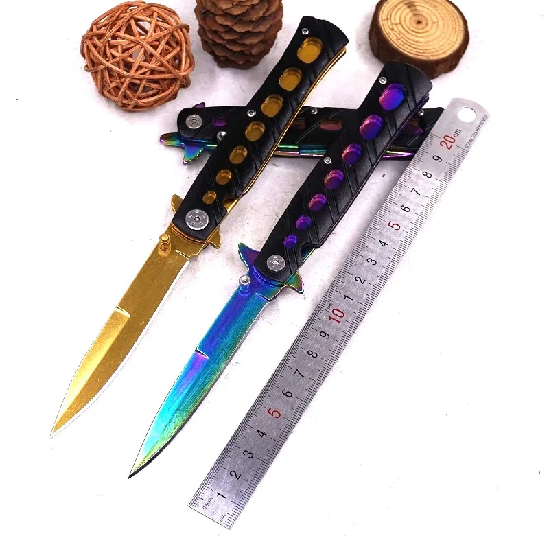 

Folding Tactical Knife Survival Hunting Pocket Knife multi-function Utility Outdoor Combat Camping Knives EDC Self-defense Tools