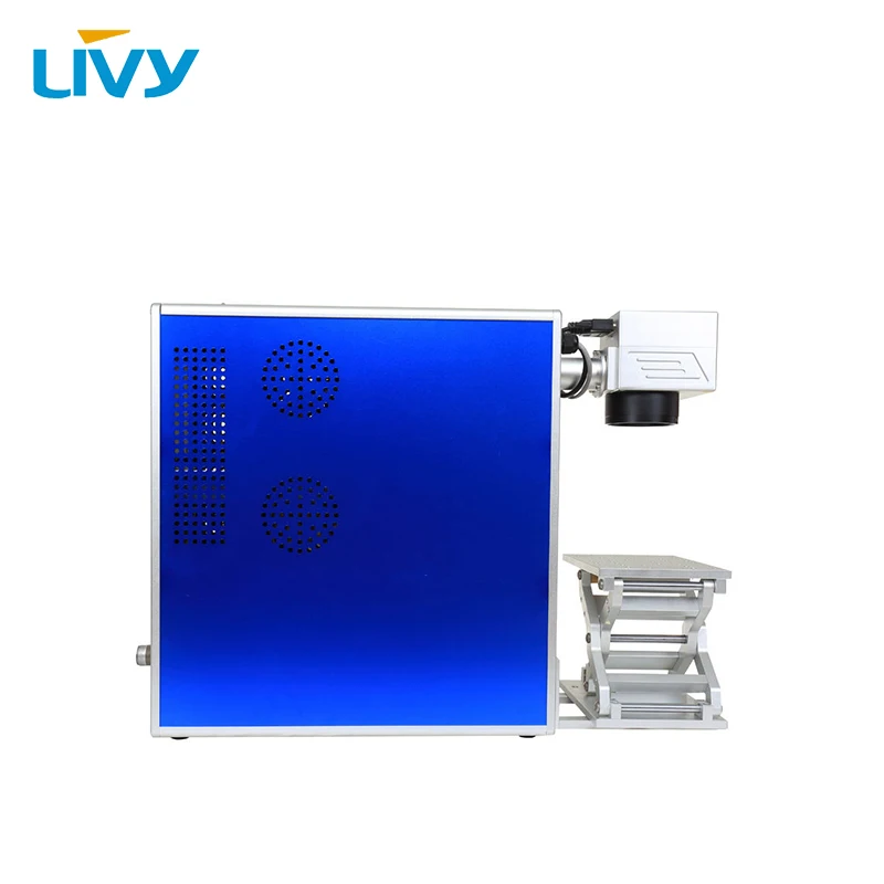 Mini Metal laser engraver/portable Optical 20w 30w 50w fiber laser marking machine