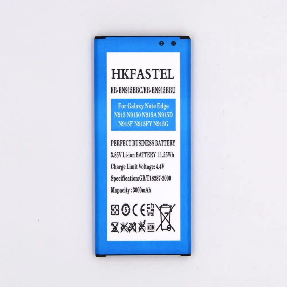 Hkfastel eb bn915bbc батарея с антенной NFC для Samsung Galaxy Note edge sm n915 N9150 n915a n915d n915f n915fy n915g|battery for